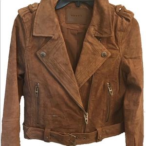 BLANK NYC Suede Moto Jacket